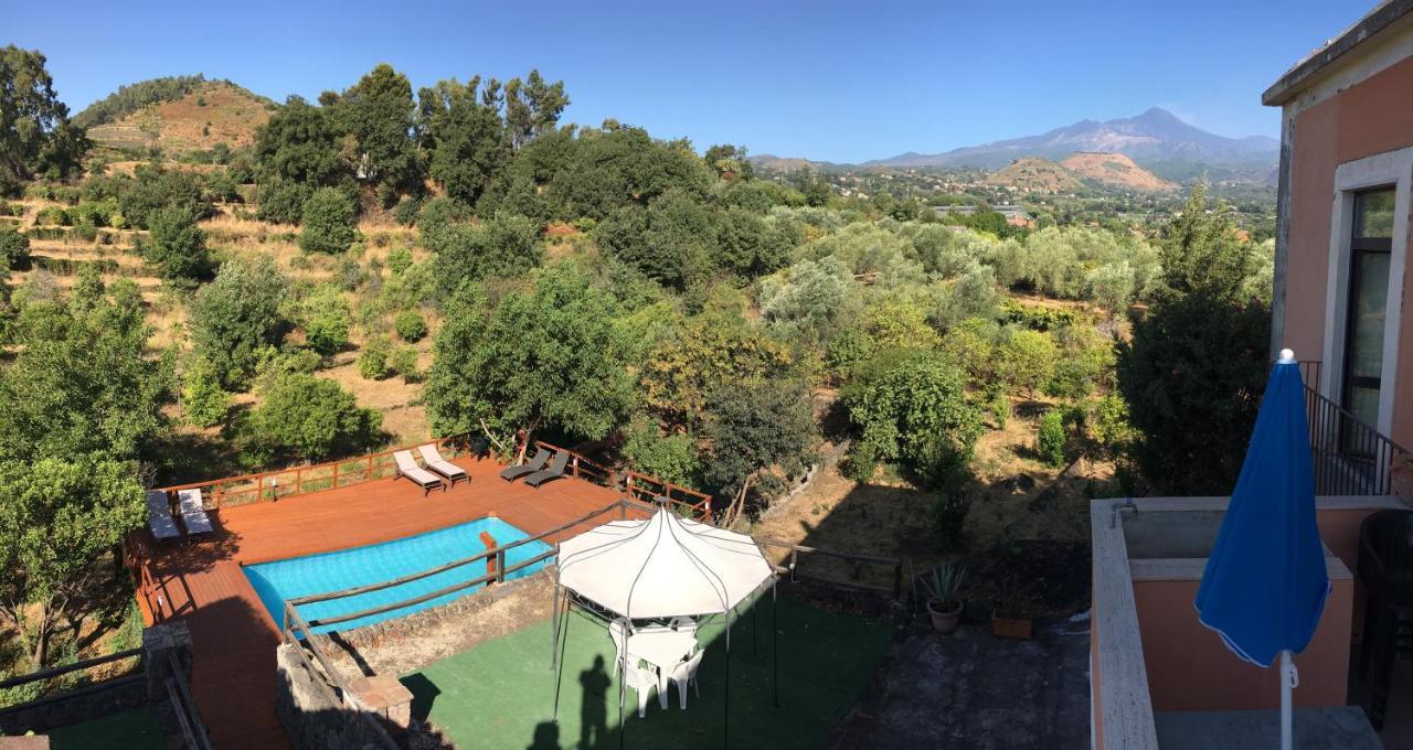 Villa Bonaccorso - Antica E Maestosa Villa Con Piscina Ai Piedi Dell'Etna Viagrande Bagian luar foto